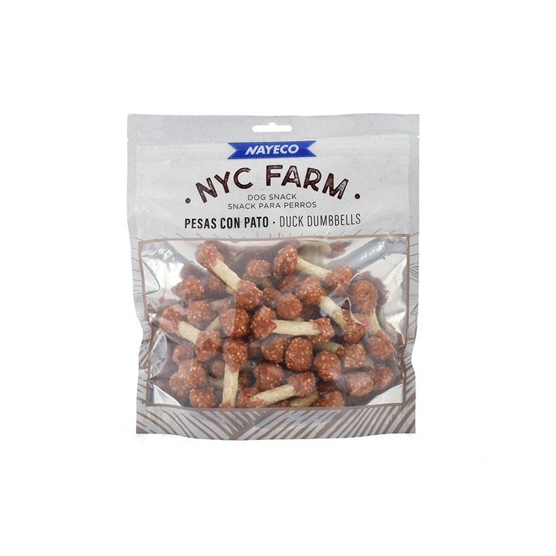NYC FARM PESAS CON PATO 6cm 500gr