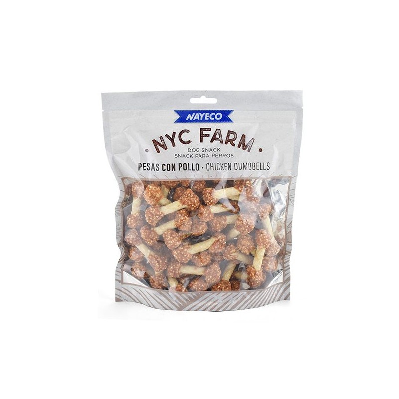 NYC FARM PESAS CON POLLO 6cm 500gr