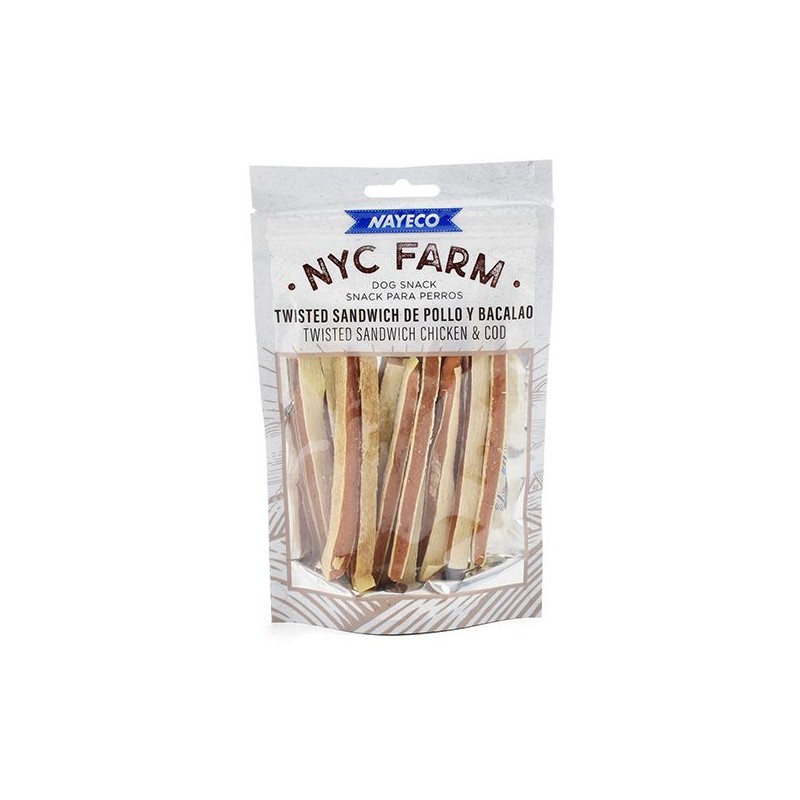 NYC FARM TWISTED SANDWICH POLLO Y BACALAO 80gr (11uds/caja)