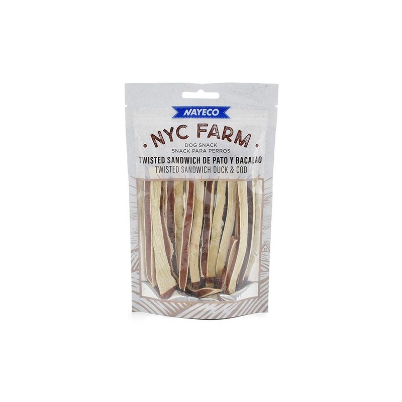 NYC FARM TWISTED SANDWICH PATO Y BACALAO 80gr (11uds/caja)
