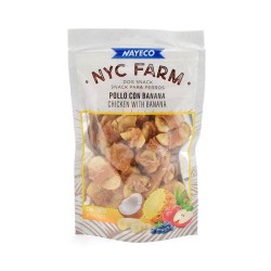 NYC FARM POLLO CON BANANA 80gr (10uds/caja)