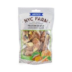 NYC FARM POLLO CON CALABAZA 80gr (10uds/caja)