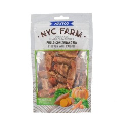 NYC FARM POLLO CON ZANAHORIA 80gr (10uds/caja)
