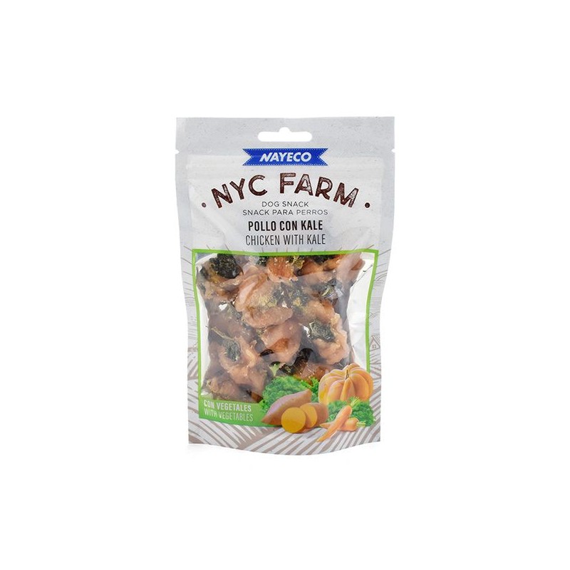 NYC FARM POLLO CON KALE 80gr (10uds/caja)