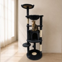 RASCADOR TWINBEE ARBOL CON PLATAFORMA, CUEVA Y DESCANSO 45×142 cm
