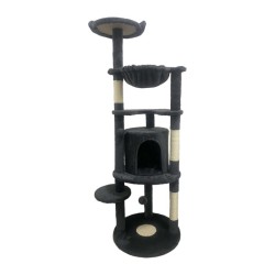 RASCADOR TWINBEE ARBOL CON PLATAFORMA, CUEVA Y DESCANSO 45×142 cm
