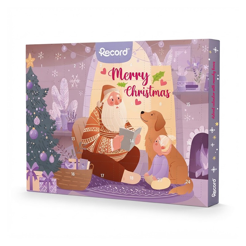 RECORD CALENDARIO DE ADVIENTO SNACK PERRO 90GR