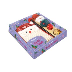 RECORD CAJA NAVIDAD GATO 6 piezas 25X24X4.5cm