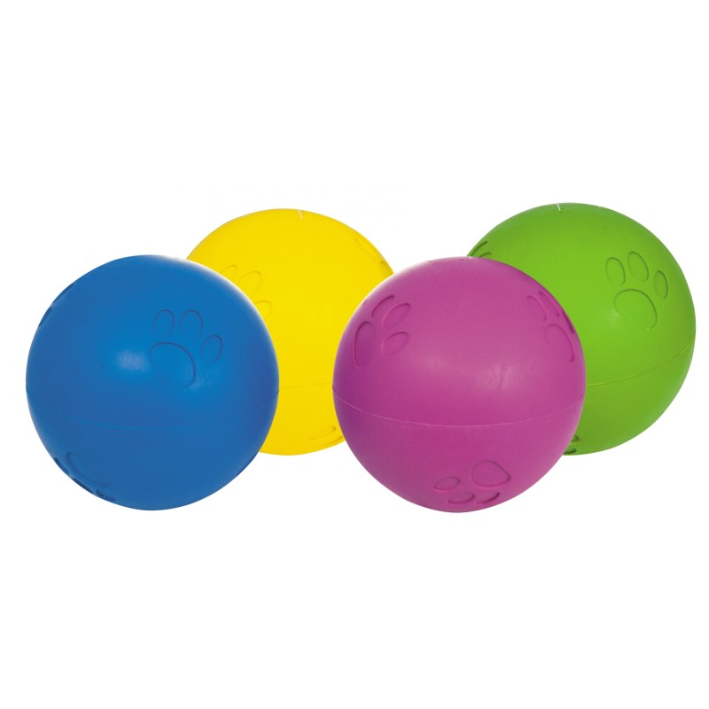 PELOTA GOMA GRABADA 10CM (UMV 4uds) NS