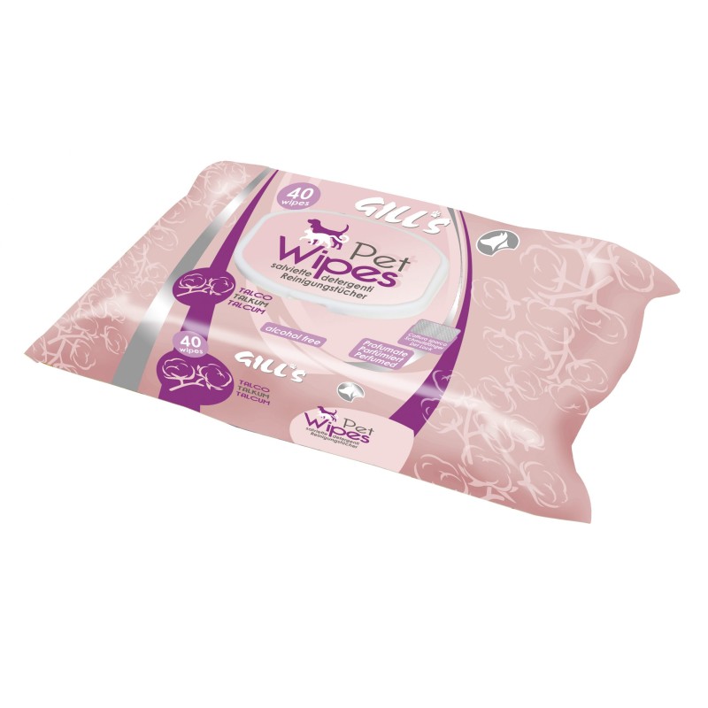 GILL'S TOALLITAS HUMEDAS XL PERFUME DE TALCO 40UDS