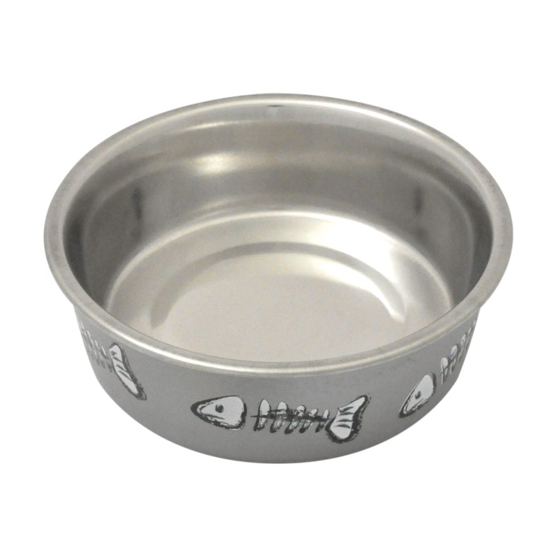 COMEDERO GATO BALTIC 12CM - 300ML GRIS