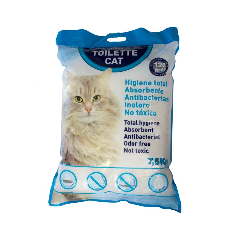 TOILETTE CAT ( SILICE) 7,5 KG.