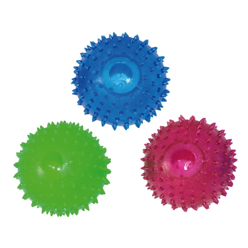 TPR PELOTA PINCHO PARA PREMIO dia 8cm (UMV 3uds.)