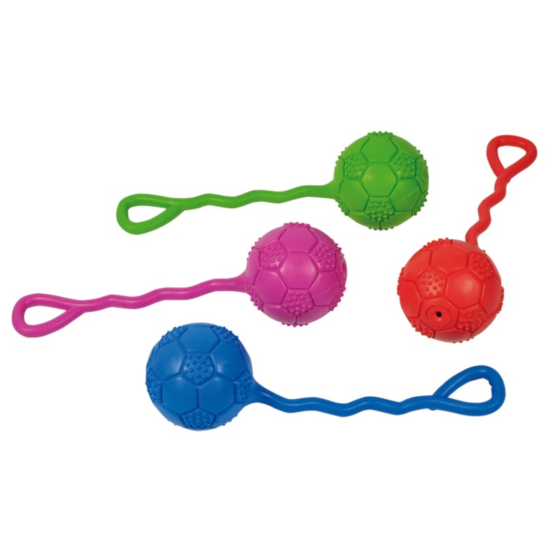 PELOTA FUTBOL C/TIRADOR GOMA 21,6cm. (UMV 4uds.) NS