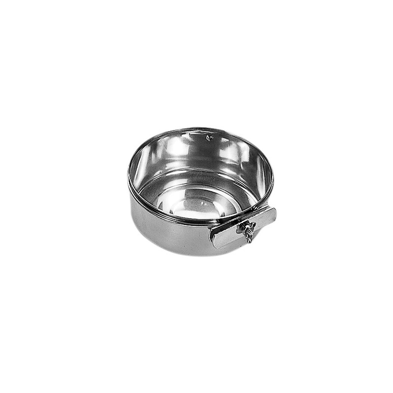 COMEDERO ACERO INOX. CON TORNILLO 0,56L 11CM