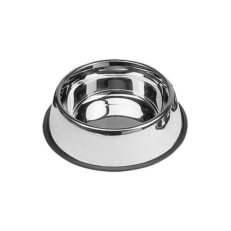 COMEDERO ACERO INOX.ANTIDESLIZANTE 0,9L 26CM