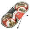 SET COMEDEROS ACERO INOX 2 x 0,75L.