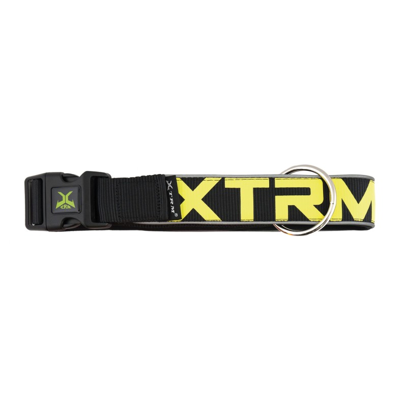 COLLAR X-TRM NEON FLASH NEGRO 25mm x 45-55cm
