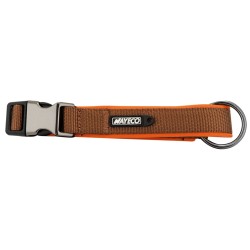 COLLAR NEOPRENO MARRON 25mm x 45-55cm