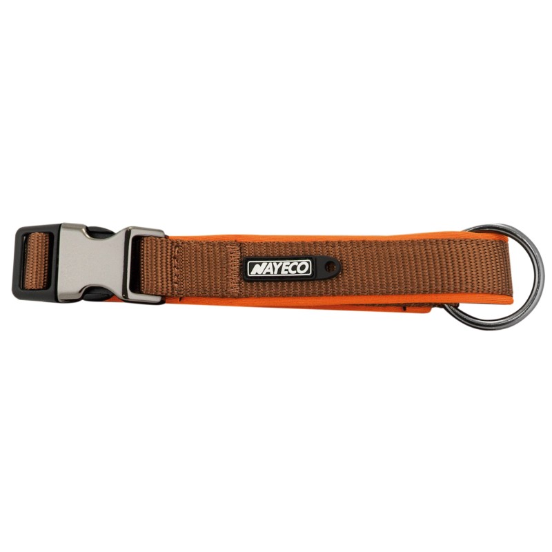 COLLAR NEOPRENO MARRON 20mm x 35-45cm