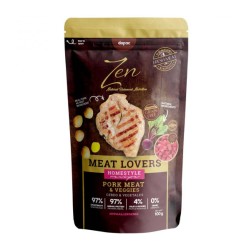 Zen pouches DOG Meat Lovers CERDO 100gr (12 uds)