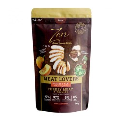 Zen pouches DOG Meat Lovers PAVO 100gr (12 uds)