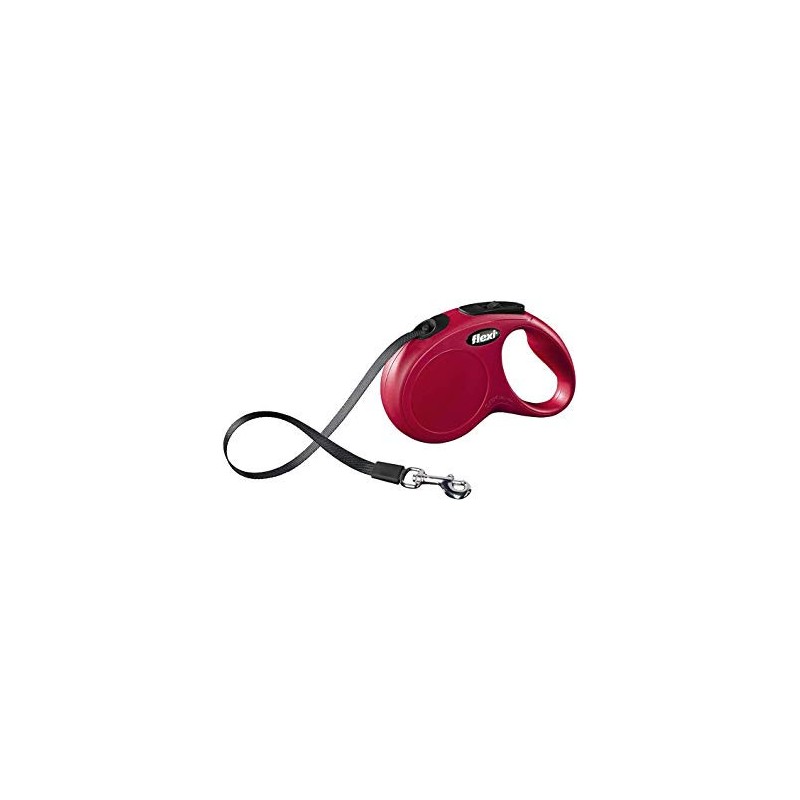 Flexi New Classic Cinta M 5m hasta 25 kg ROJO