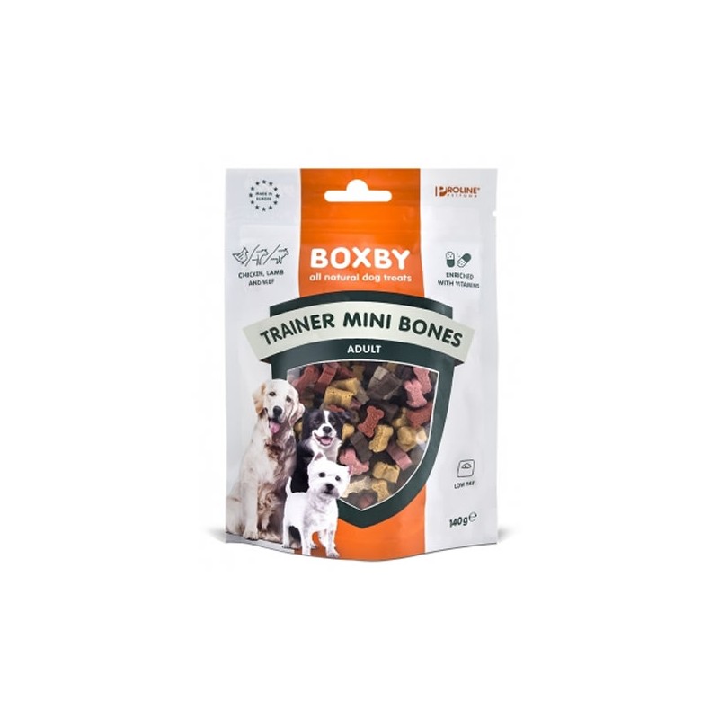 BOXBY Mini Huesos 140 gr. (12/caja)