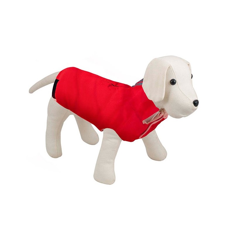CHAQUETA OUTDOOR IMPERMEABLE ROJA 25 CM D