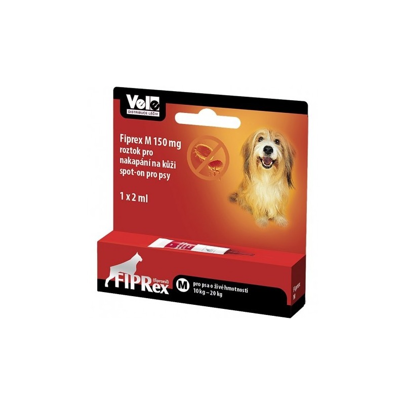 FIPREX perros 2 ml (10 a 20 kg) caja 12 pipetas