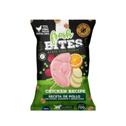 FRESH BITES GRAIN FREE SNACKS POLLO 70gr (25uds)
