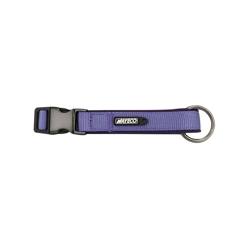 COLLAR NEOPRENO LILA 25mm x 45-55cm