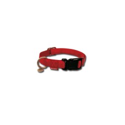 COLLAR MAC LEATHER ROJO 20mm x 35-50cm