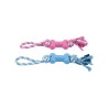 HUESO  VERTICAL CON CUERDA BICOLOR 32cm. 95-105gr. (UMV 4uds)