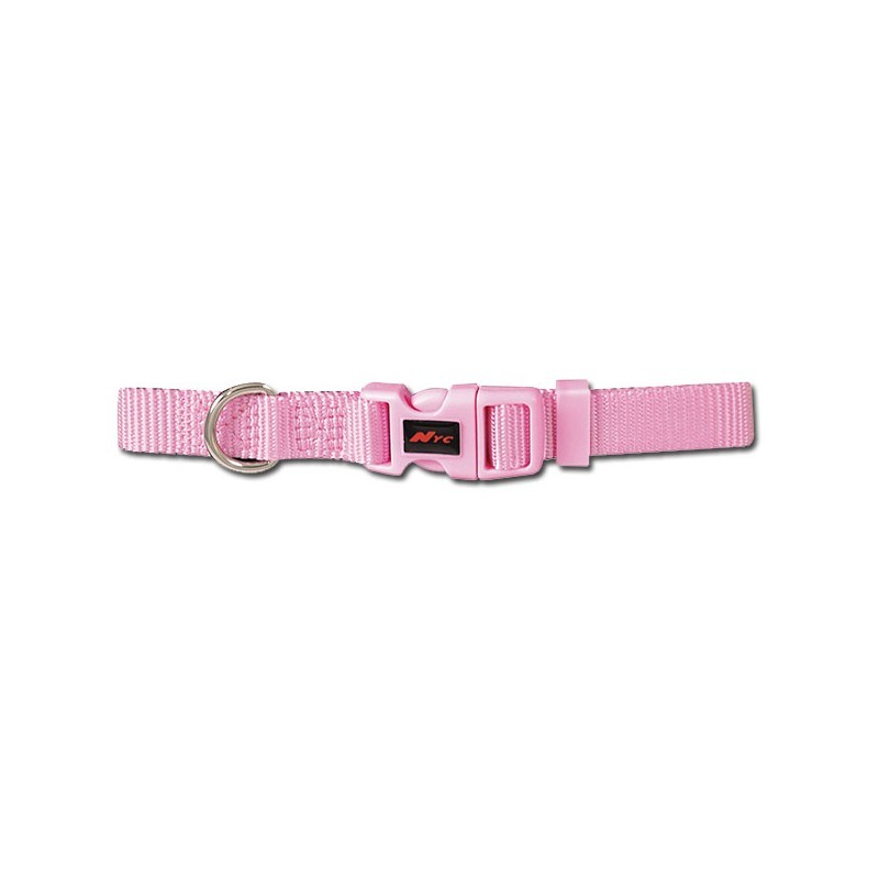 COLLAR BASIC ROSA 15mm x 33-40cm