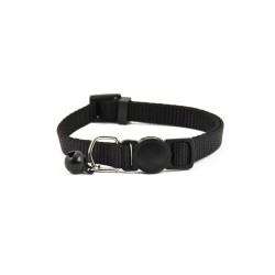 COLLAR GATO BASIC NEGRO 10mmX22-33cm
