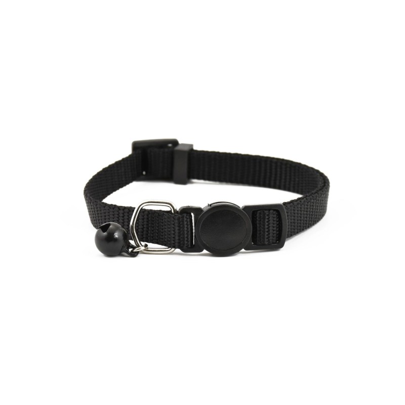 COLLAR GATO BASIC NEGRO 10mmX22-33cm