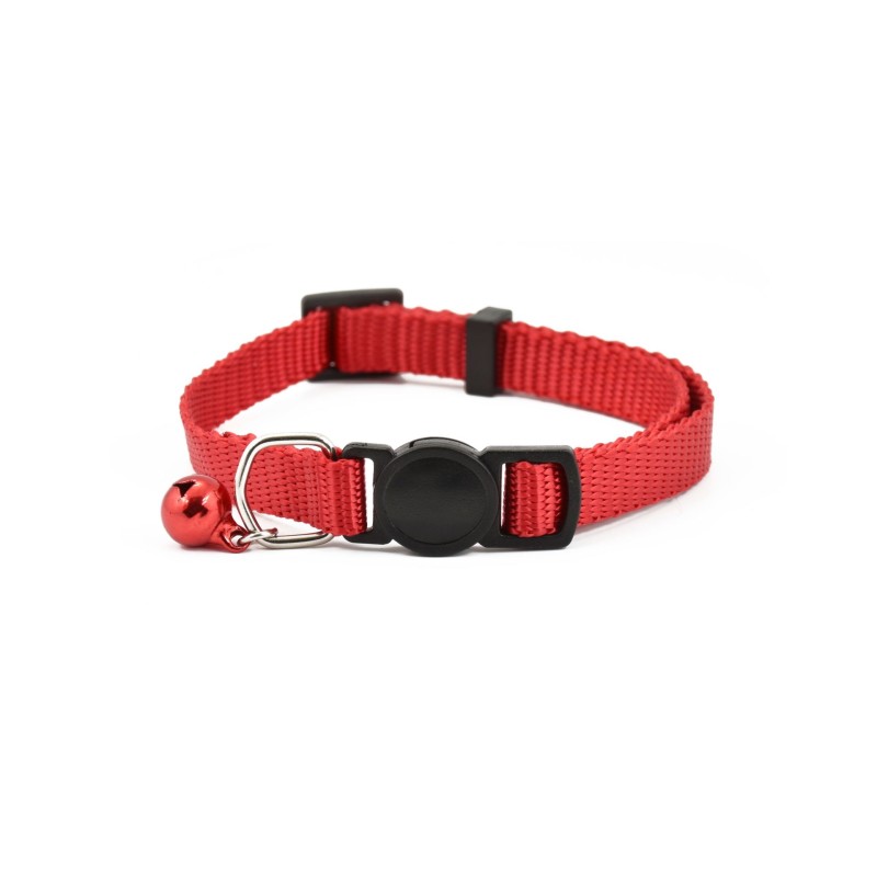 COLLAR GATO BASIC ROJO 10mmX22-33cm