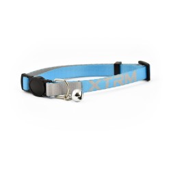 COLLAR GATO X-TRM NEON FLASH AZUL 10mmx22-33cm