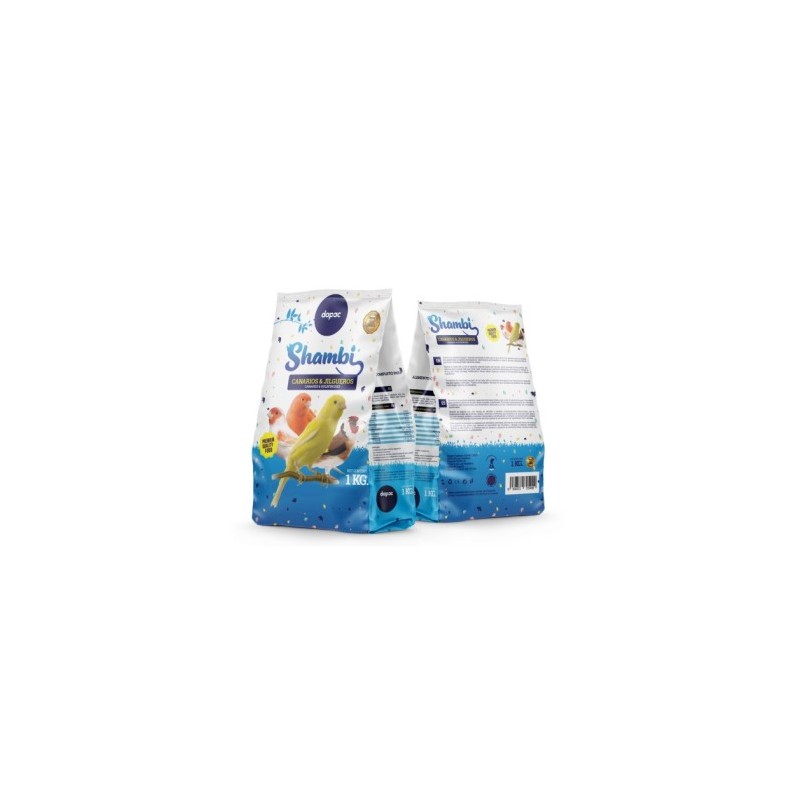 SHAMBI BOLSA Mixtura Canarios con avena 1 kg DAPAC (caja/10uds)