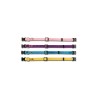 COLLAR GATO MAC LEATHER PURPURINA 10mm x 20-33cm