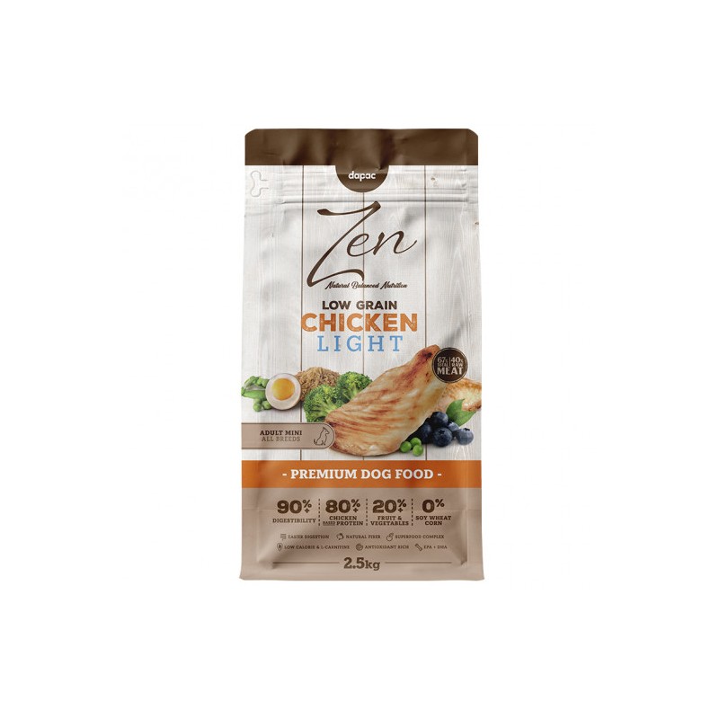 Z. LOW GRAIN LIGHT MINI 2,5kg (pollo) (4uds./caja)