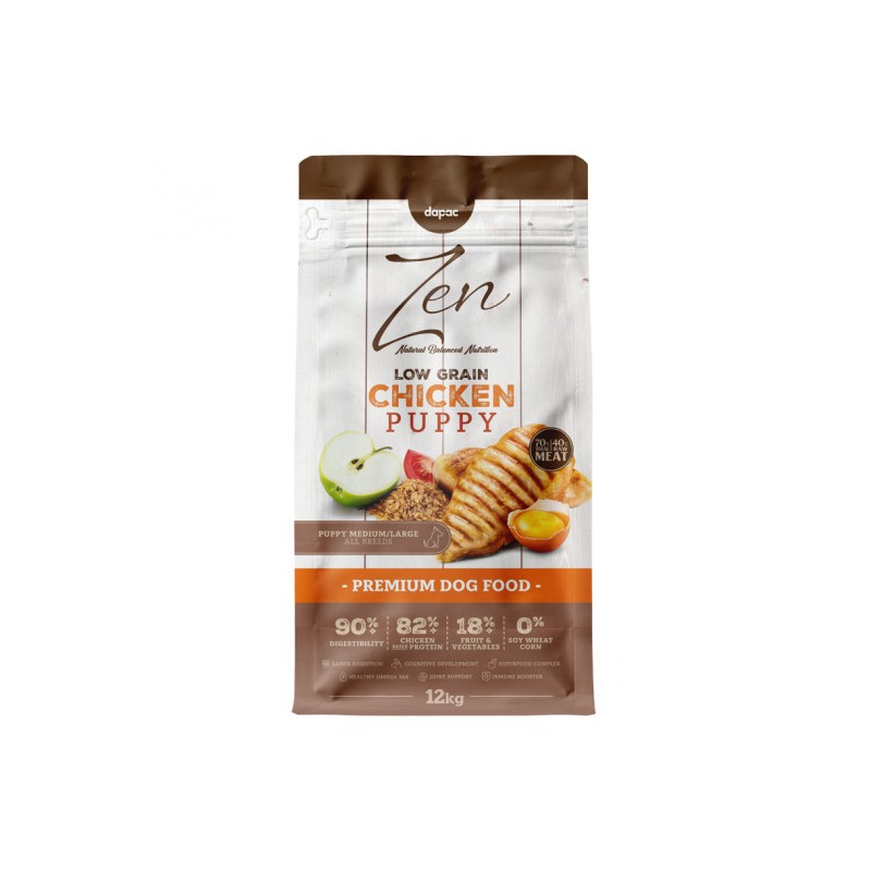 Z. LOW GRAIN PUPPY med/large 12kg (pollo)
