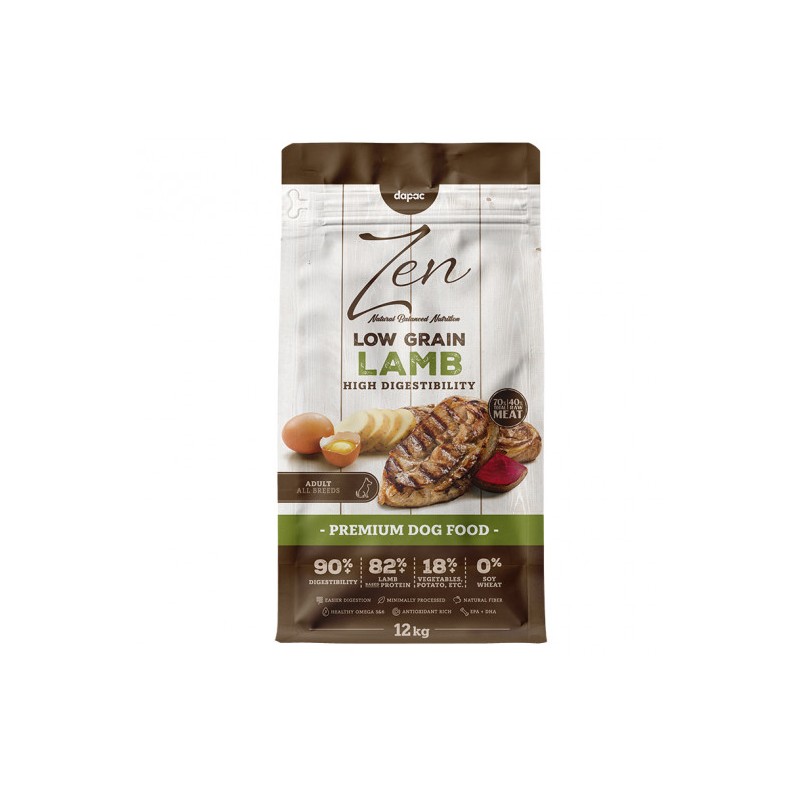 Z. LOW GRAIN ADULT LAMB 12kg (cordero)