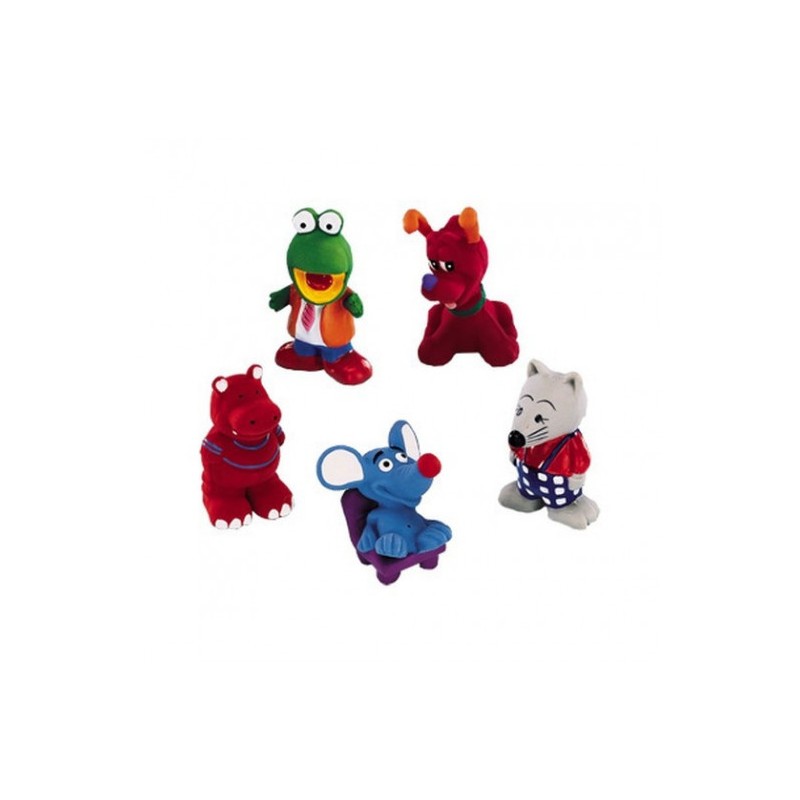 Nobby PACK de 5 pequeños animales latex 10cm