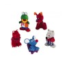 Nobby PACK de 5 pequeños animales latex 10cm