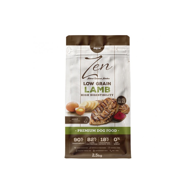 Z. LOW GRAIN ADULT LAMB  2,5 KG (cordero) (4uds./caja)