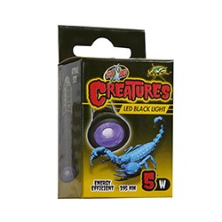 CREATURES LED BLACK LIGHT LUZ NEGRA 5W
