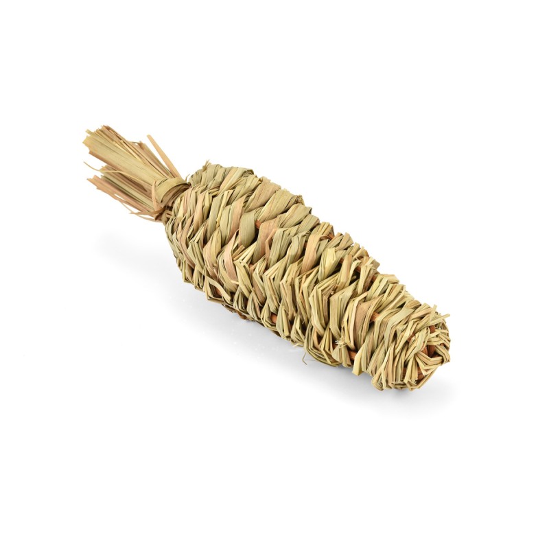 CARROT TOY DE ESPARTO 17x6cm (UMV 3uds)