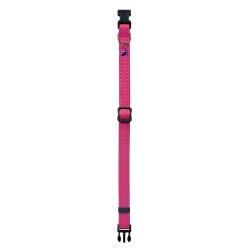COLLAR GATO MAC LEATHER CHAROL 10mm x 20-33cm